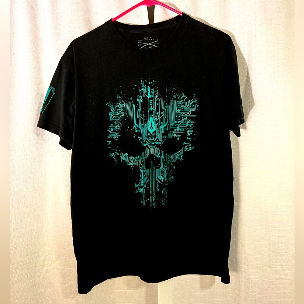 MEN'S CIRCUIT SKULL GRAPHIC TEE (GRUNT STYLE) Size-Large
